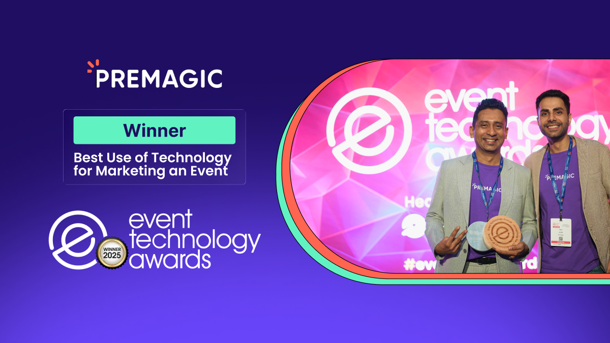 Premagic Wins Best Use of Technology for Marketing an Event at Event Tech Awards 2025