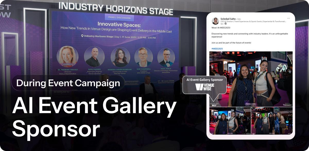 AI Event Gallery Sponsor | During Event Campaign