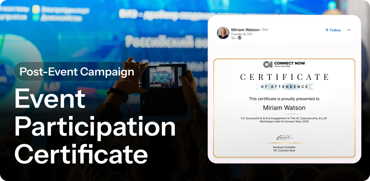 Event Participation Certificate