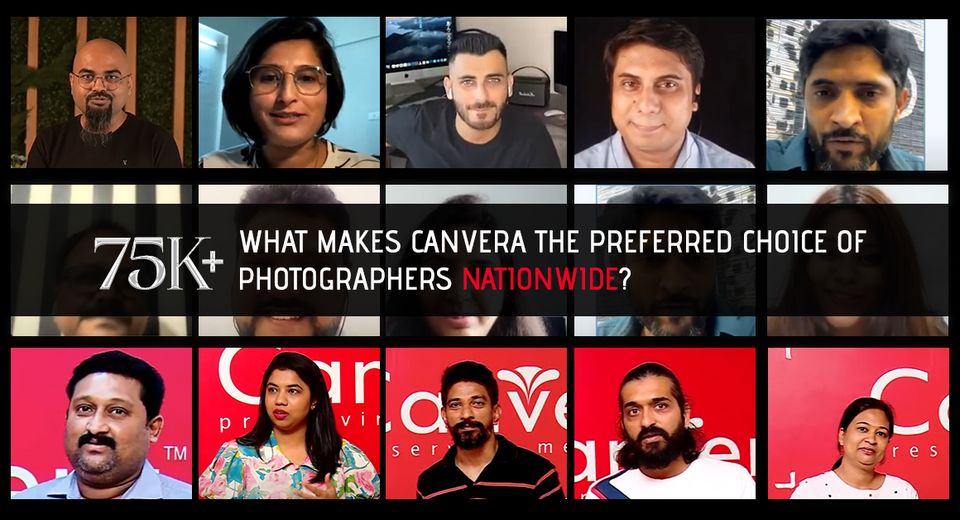 What makes Canvera the preferred choice of 75K+ photographers nationwide?